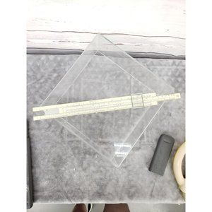 Frederick Post Co. Model 1447 11” Sl BBC C ide Ruler w/ Hemmi Japan Original Cas